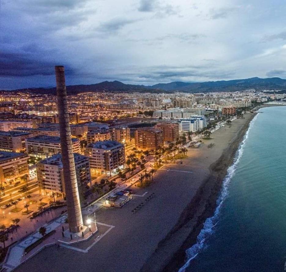 Malaga Playa Misericordia Perdiguera Lägenhet Exteriör bild